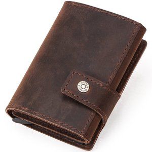 2023 Vintage Leather RFID Money Clip Wallets
